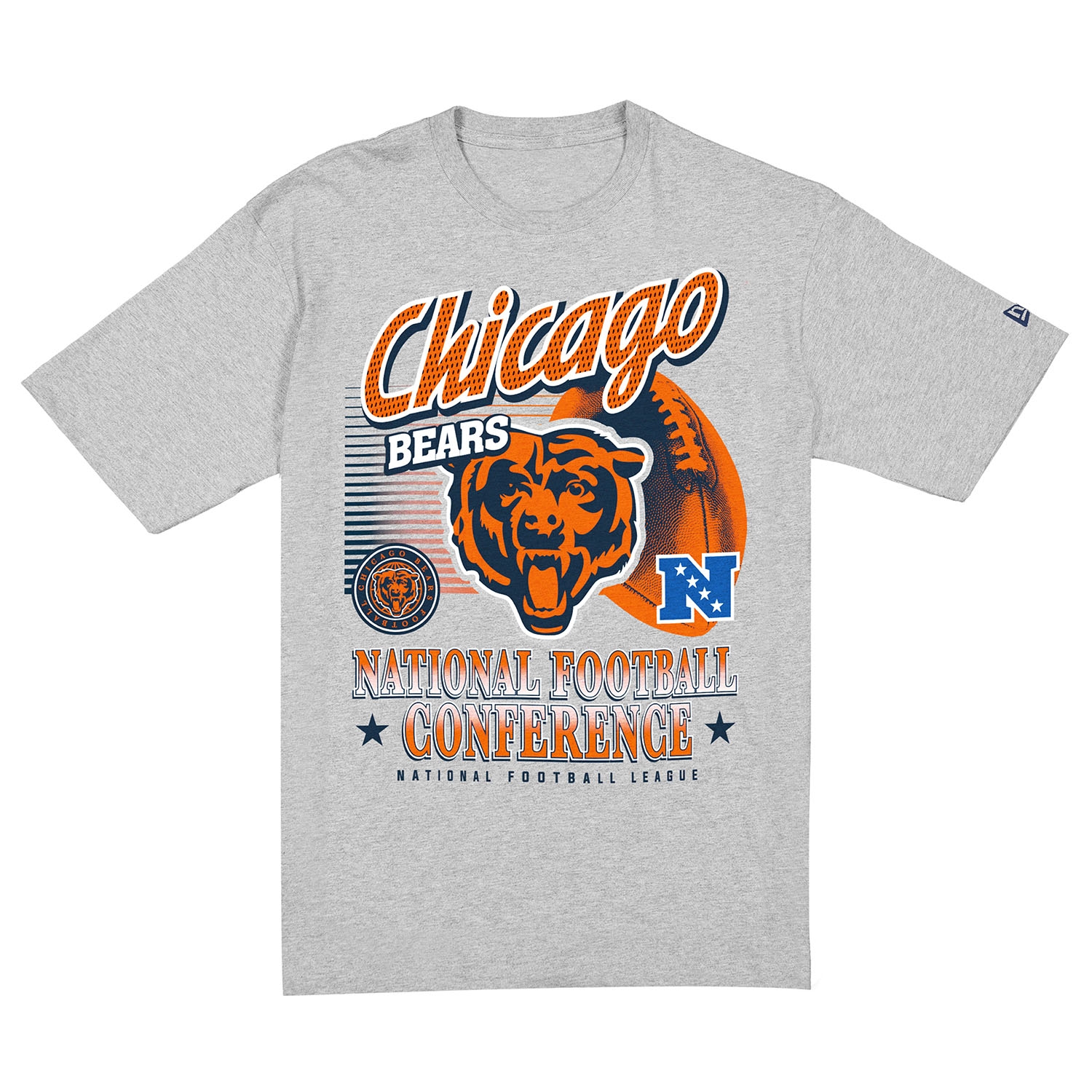 Chicago Bears Sport Classics Oversized NFL T-Shirt Gray