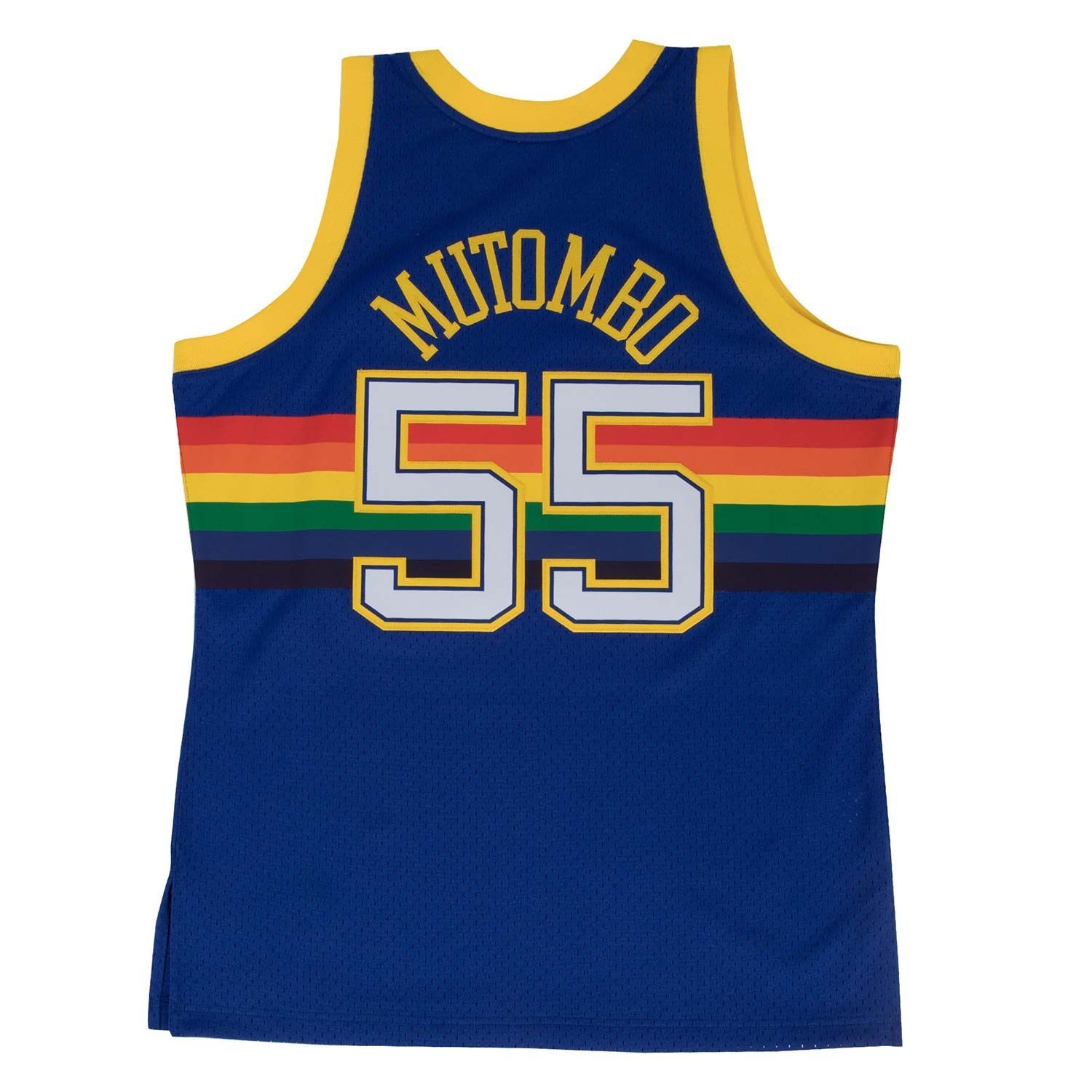 Dikembe Mutombo #55 Denver Nuggets 1991-92 Swingman NBA Jersey Blue