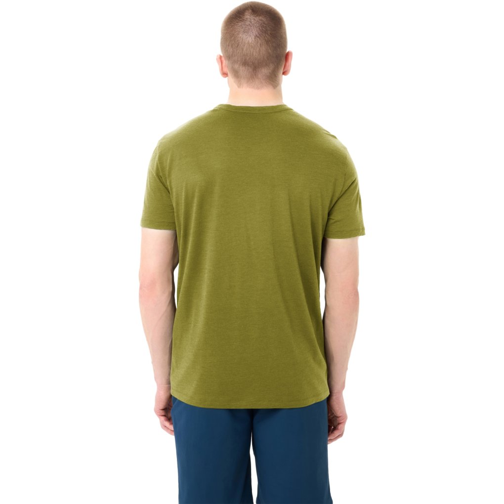 Vaude Tekoa Wool T-Shirt Men - dark leaf