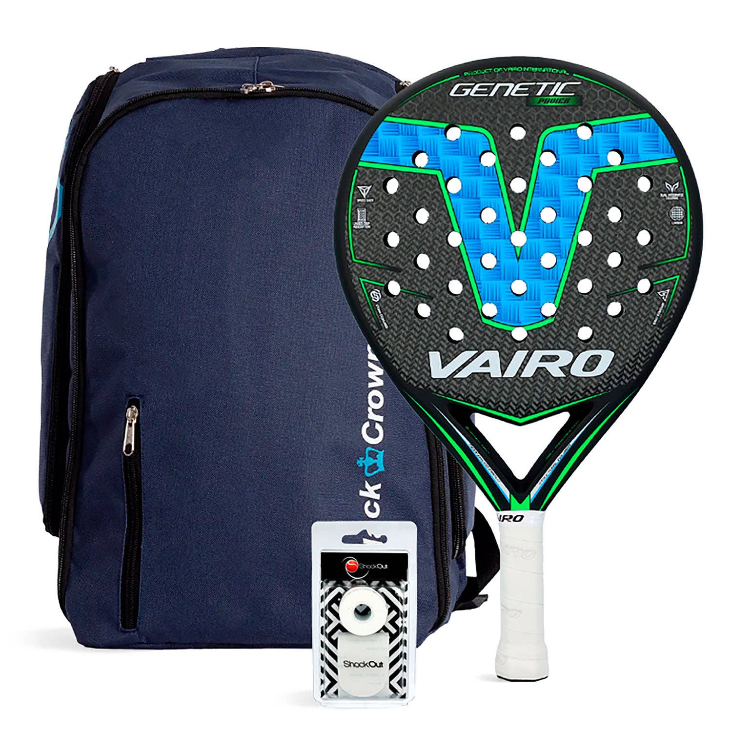 PACK VAIRO GENETIC POWER BAG BLACK CROWN NAVY