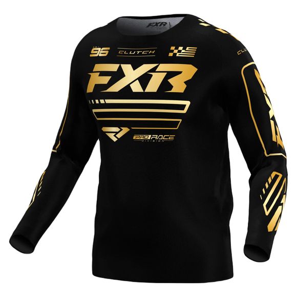 FXR CLUTCH MX 25 2025 cross jersey - Black / YellowRef: FXR0847