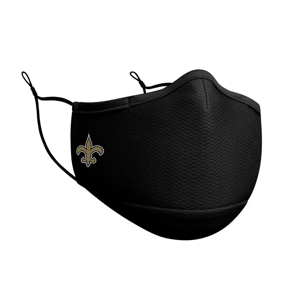 New Orleans Saints Official NFL On-Field Face Mask Black