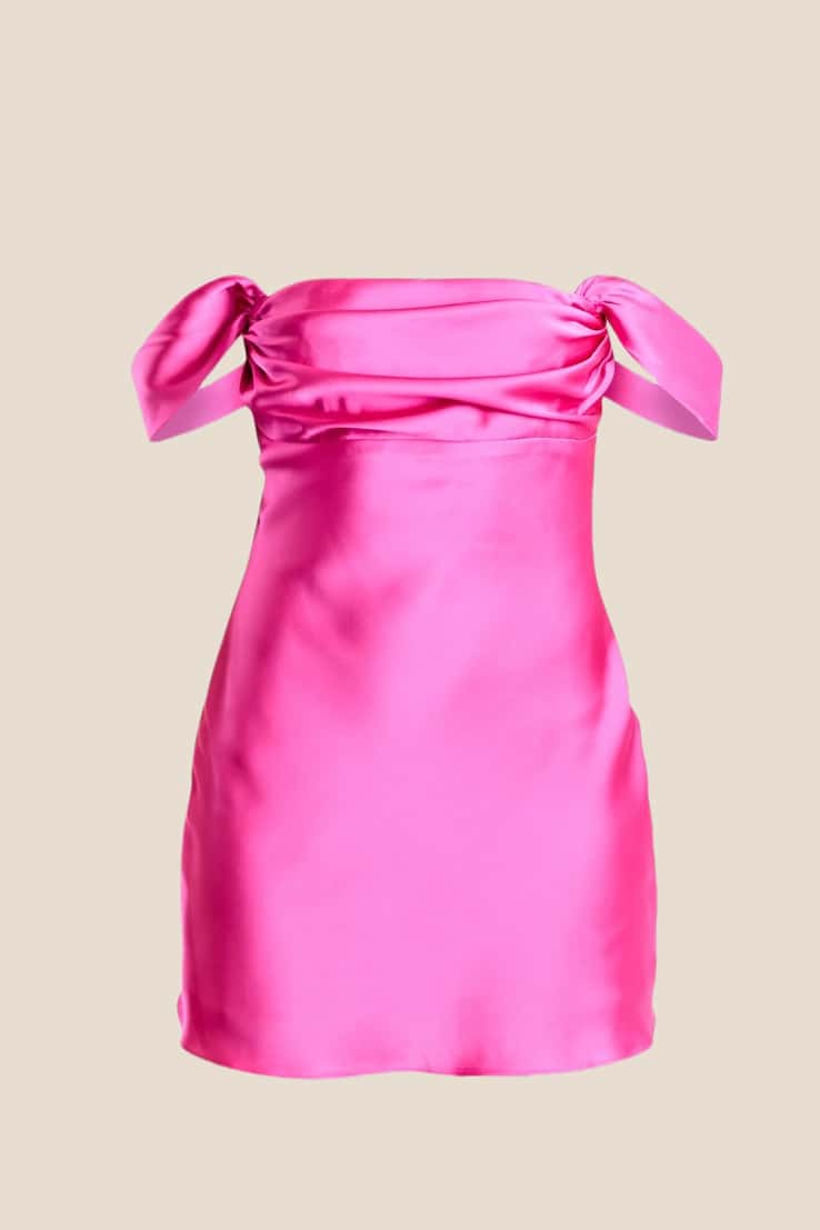 Off the Shoulder Red Mini Party Dress