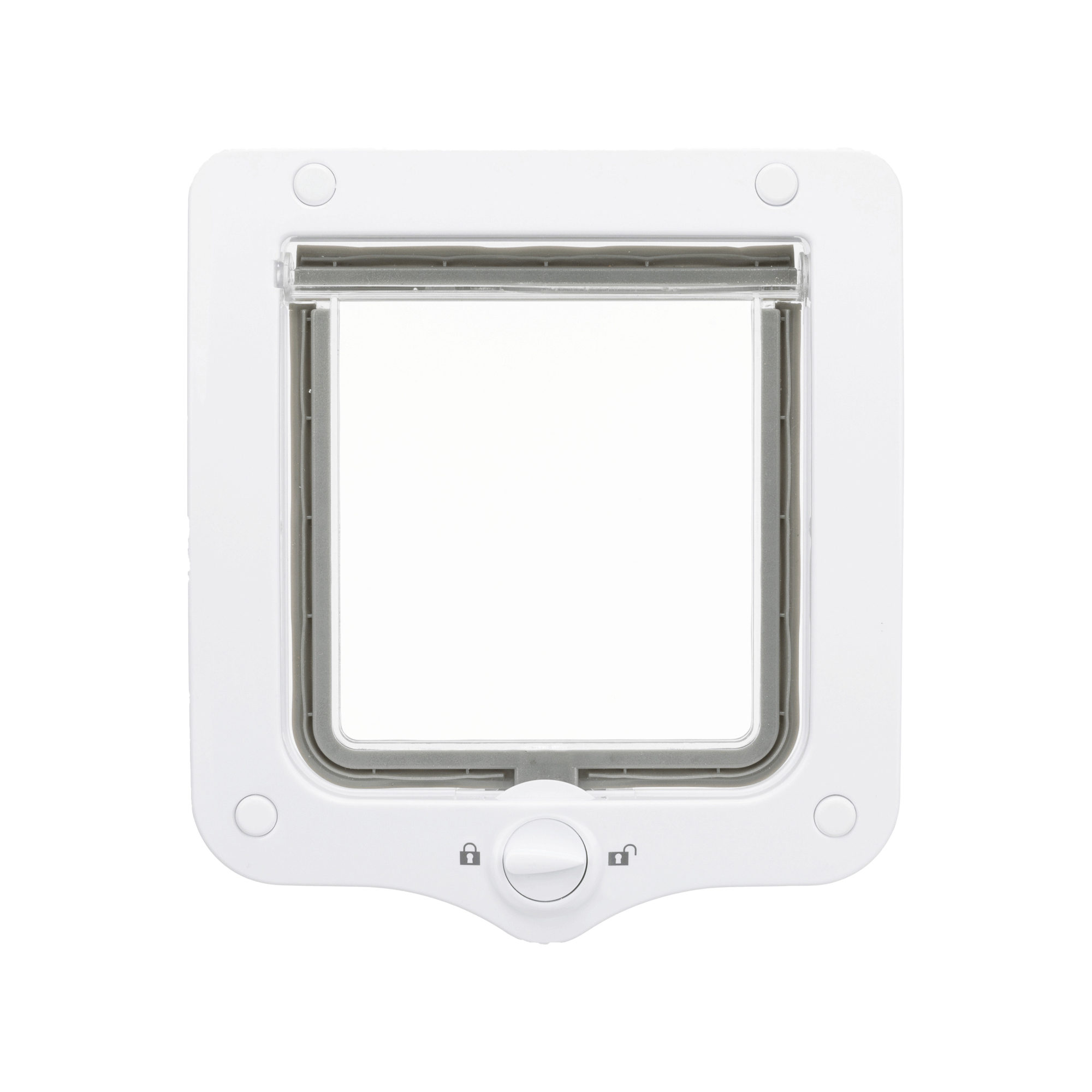 Trixie 2-Way Cat Flap - Grey
