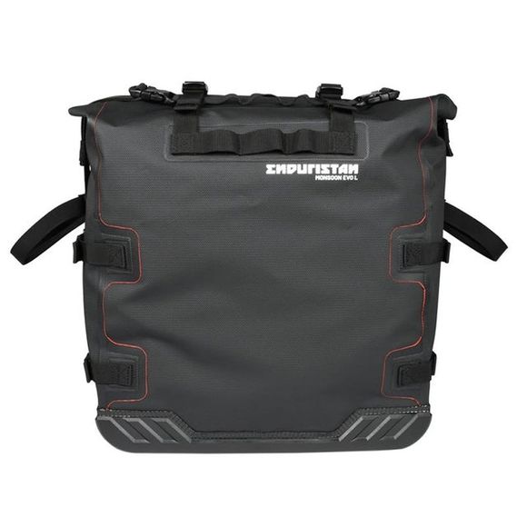 Enduristan Monsoon Evo L Saddlebags (34-liter capacity), Sold individually, Universal Fit - BlackRef: end0034 / lusa-008-l