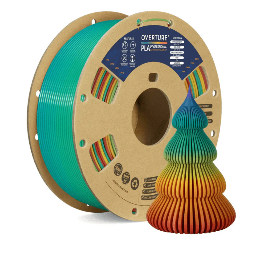 Overture PLA Professional Gradient Filament 1.75mm