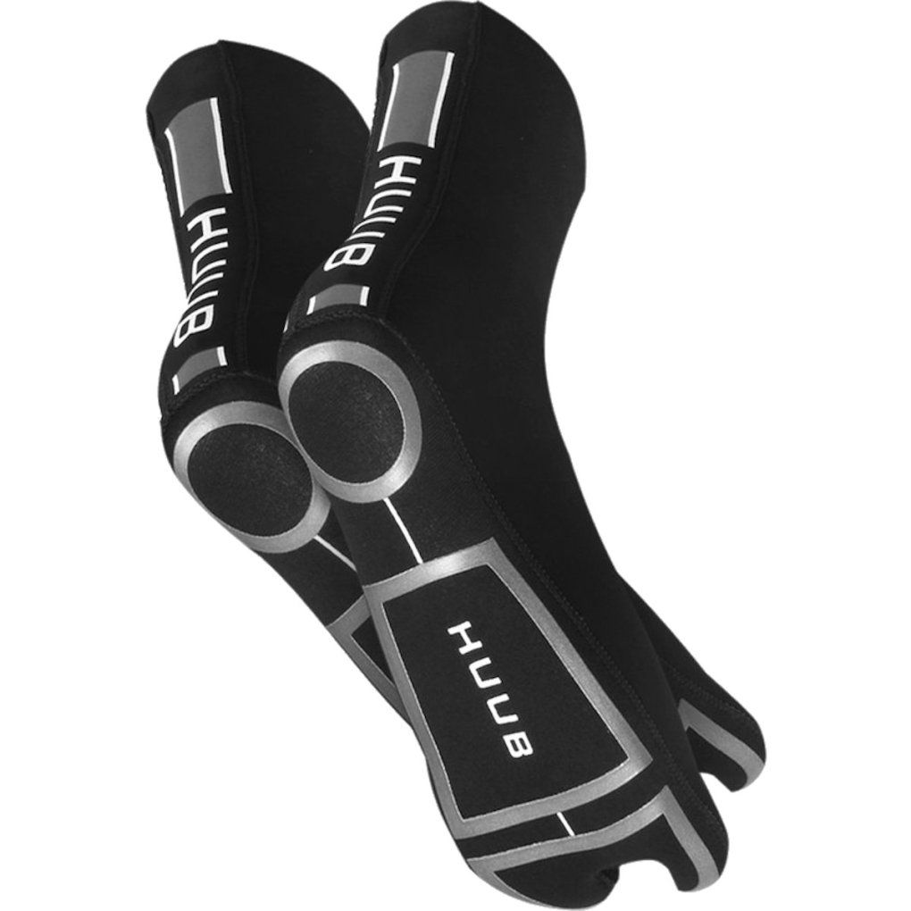 HUUB Design Neoprene Swim Socks - black/silver
