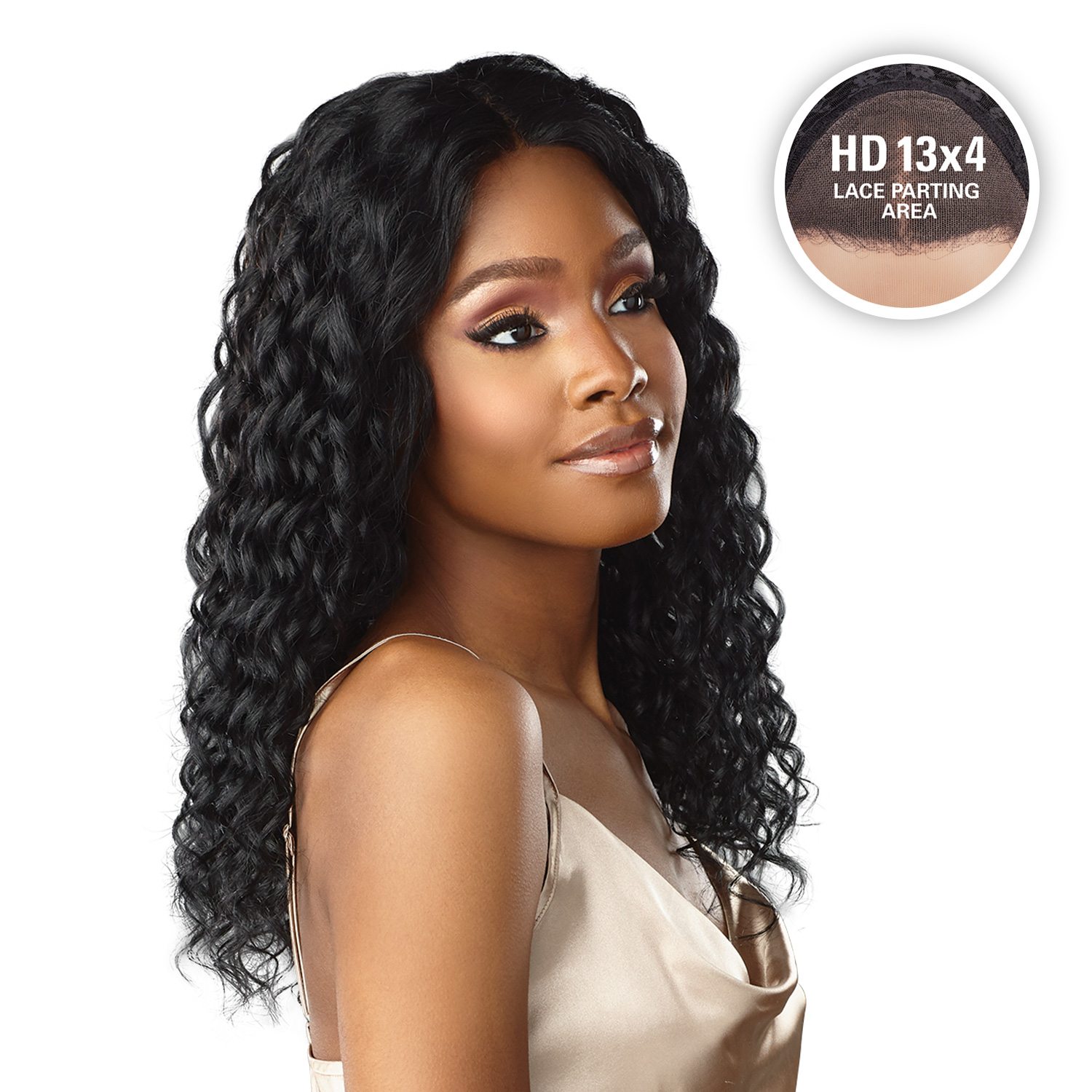 Sensationnel 100% Unprocessed Virgin Human Hair 12A HD Lace Wig 13X4 Natural Deep 18