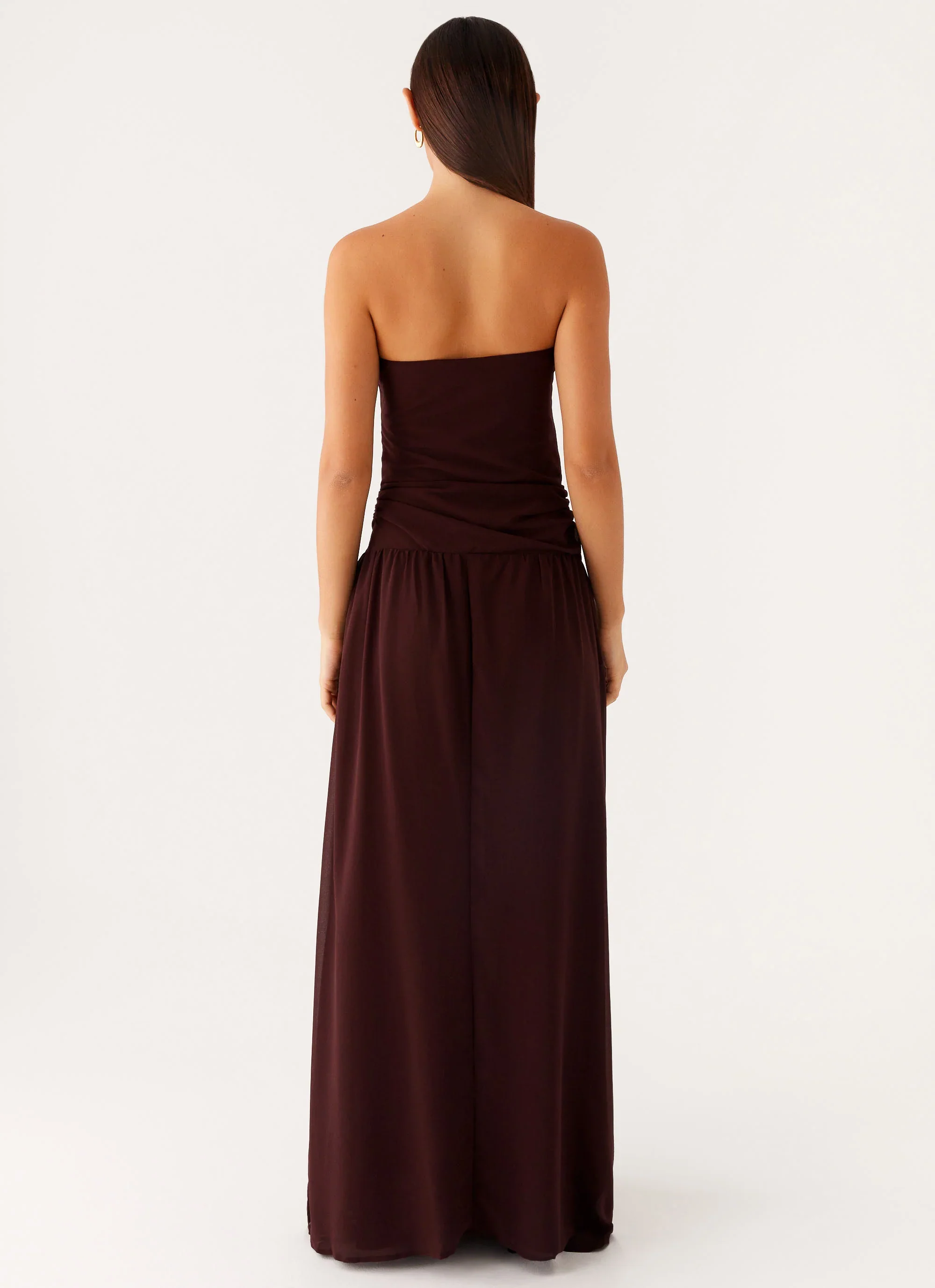 Covia Strapless Maxi Dress - Dark Chocolate