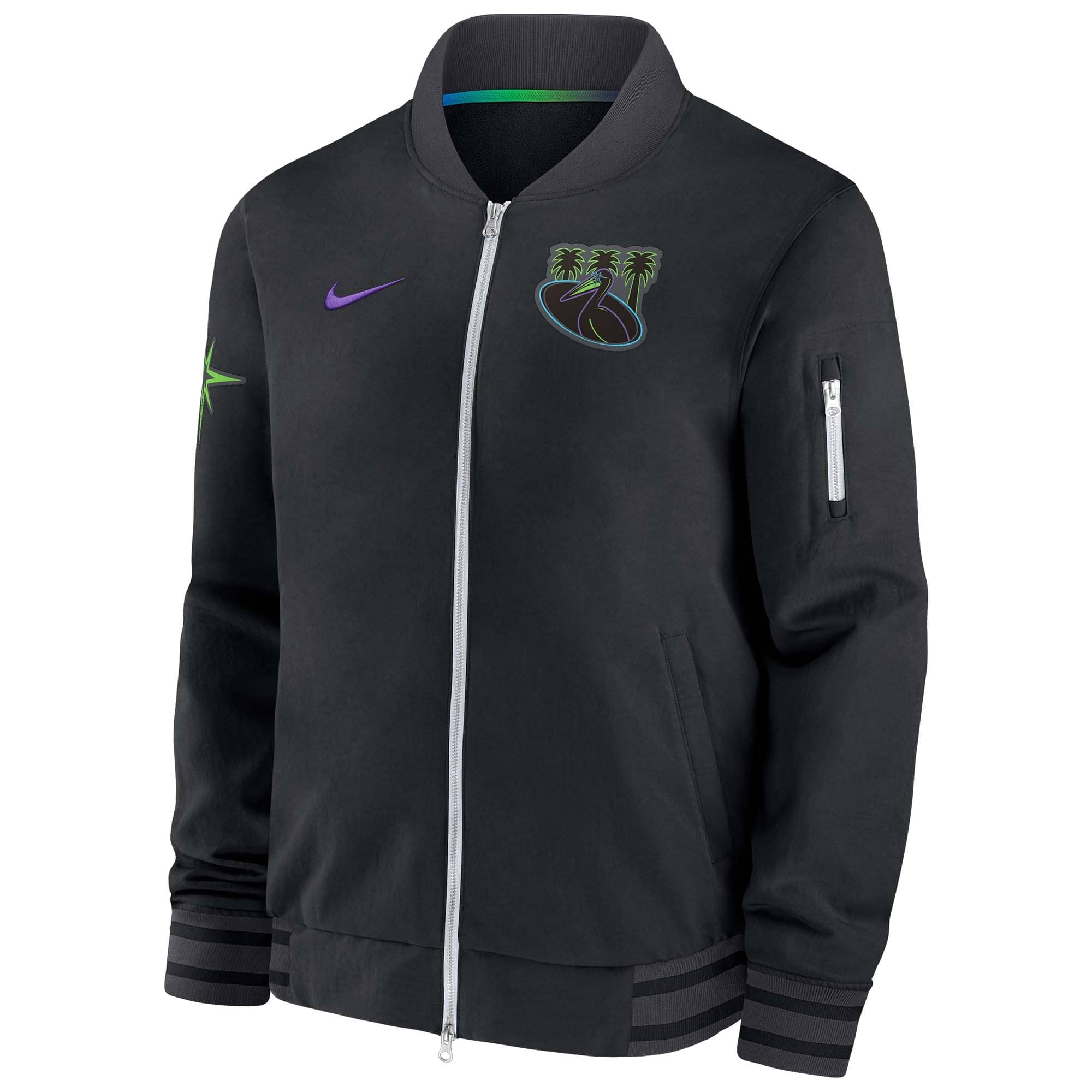 Tampa Bay Rays 2024 City Connect MLB Authentic Nike Bomber Jacket