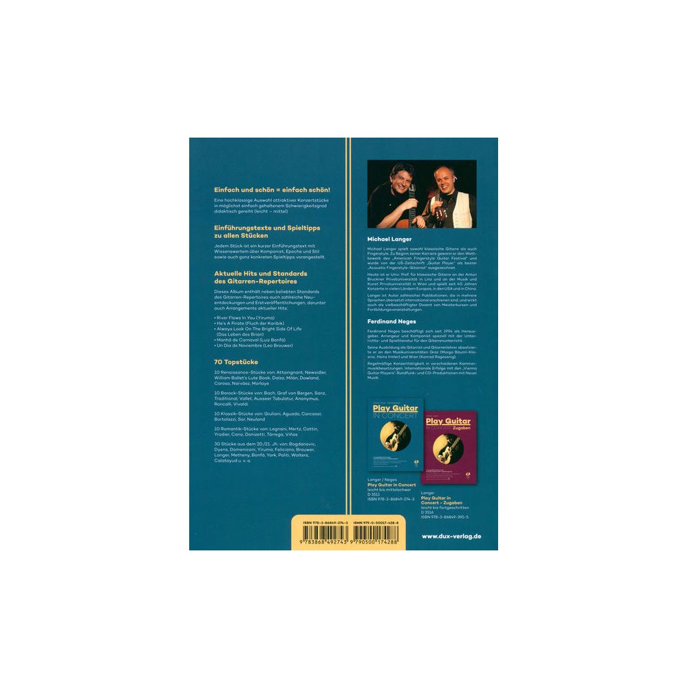 Edition Dux Play Guitar In Concert – Thomann Ireland