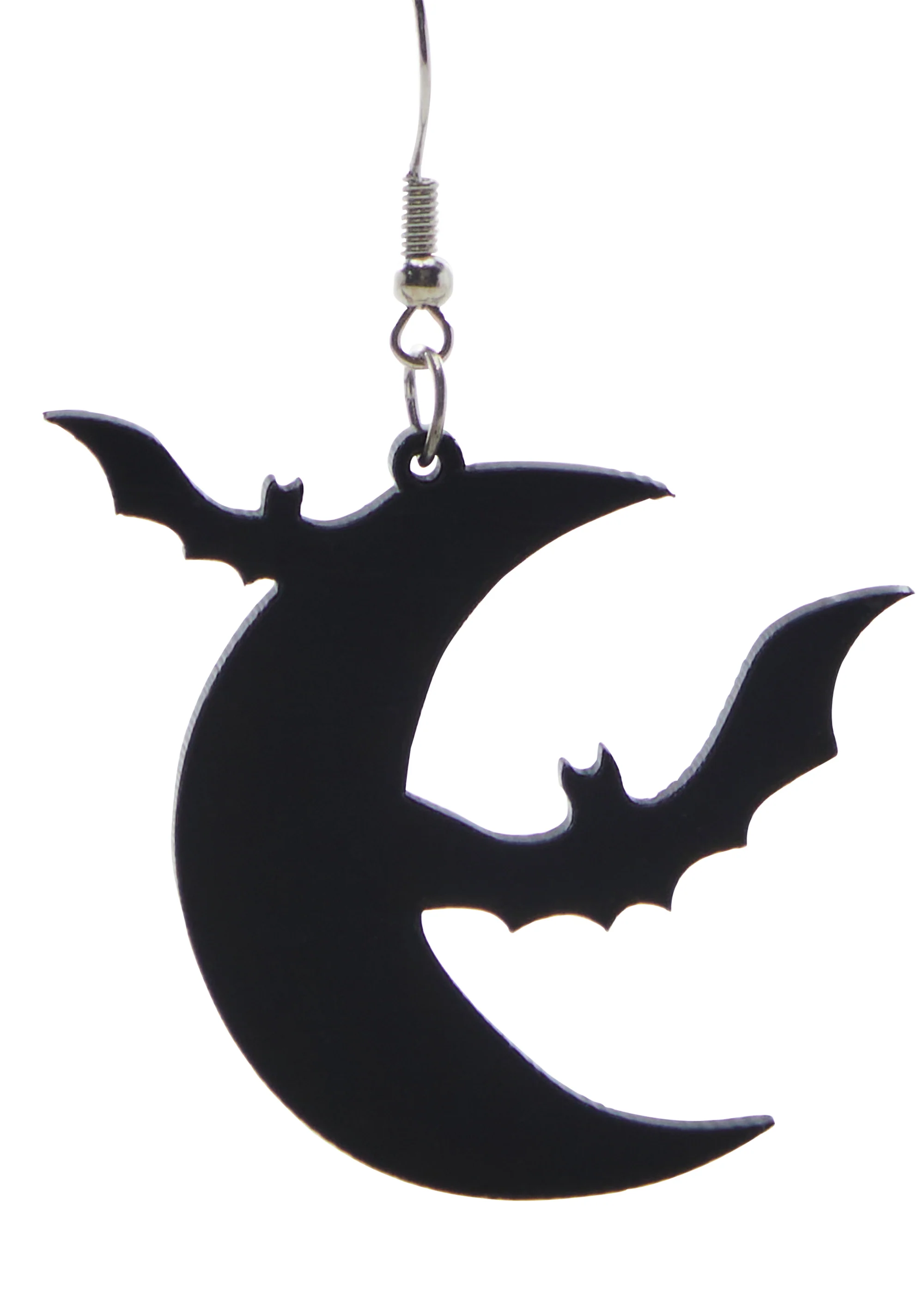 Crescent Flight Drop Earrings
