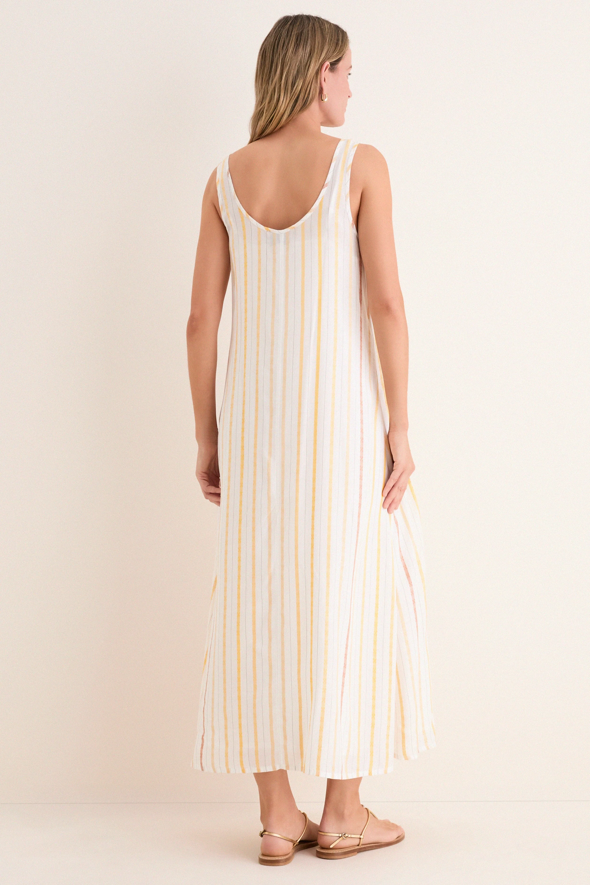 Sunset Stripe Hawes Dress