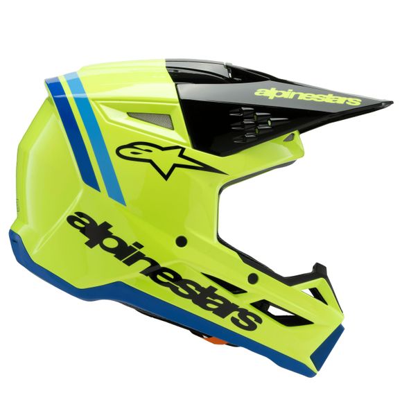 Casque cross Alpinestars SUPERTECH S-M3 - RADIUM - ENFANT - Jaune / NoirRef : AP3393