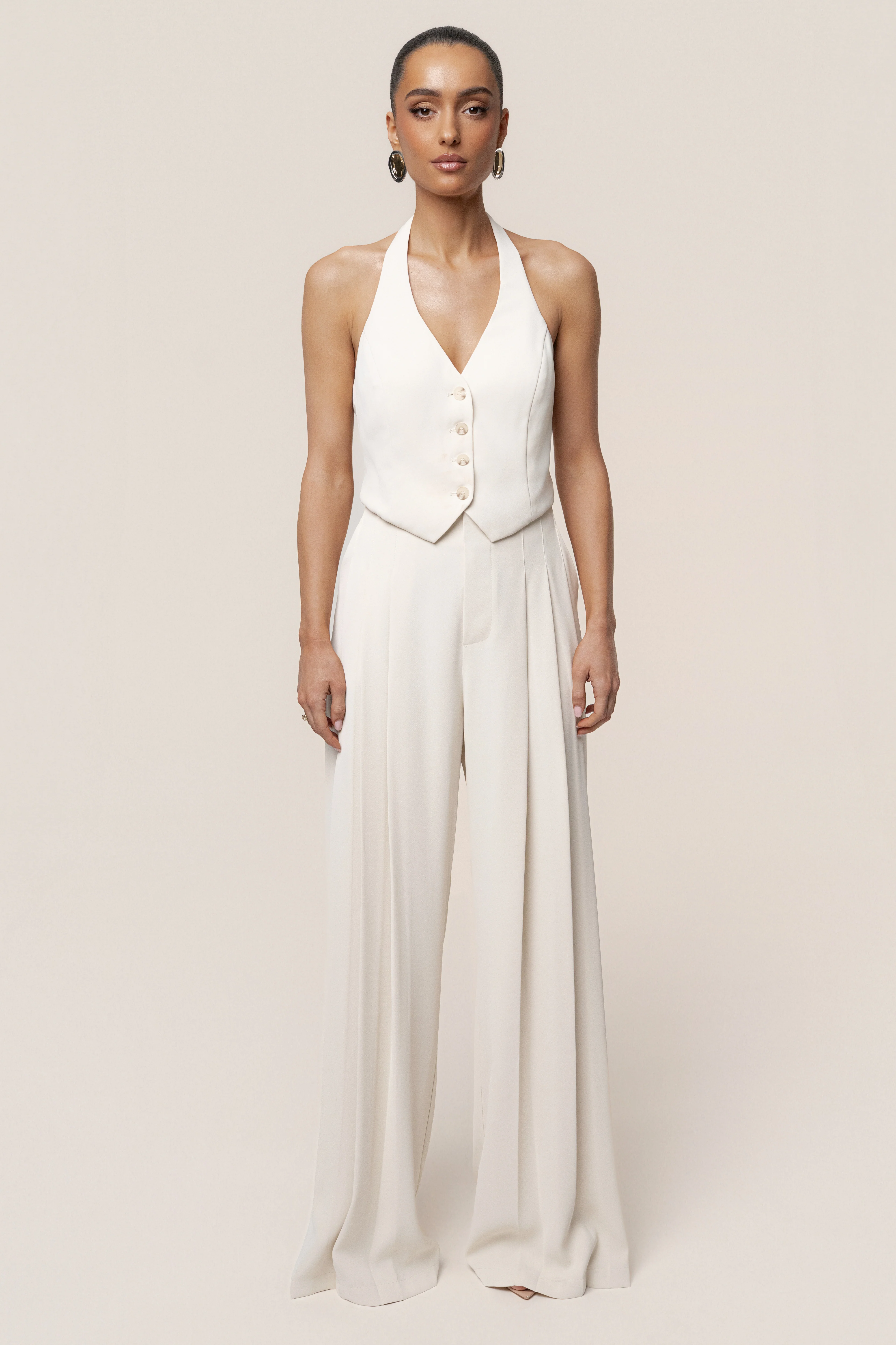 Ivory Signature Elegance Trousers