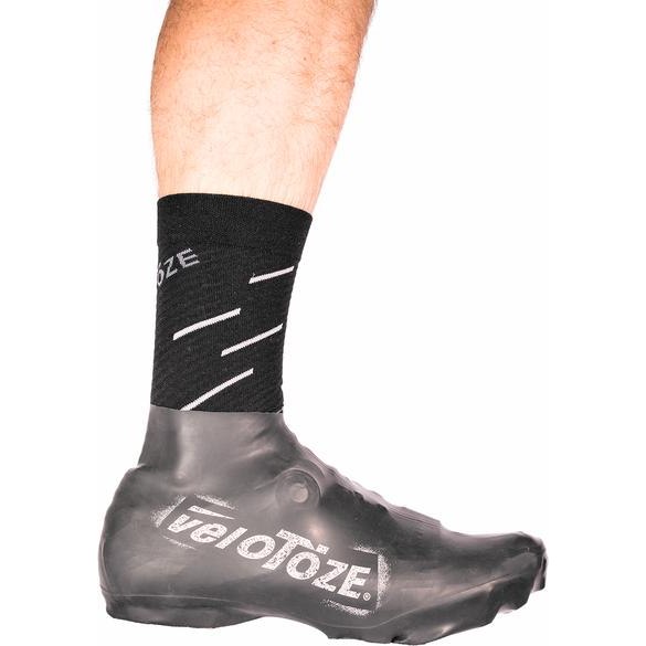 veloToze Gravel/MTB Short Shoe Covers - Black