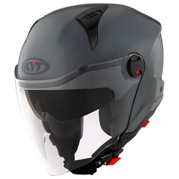 KYT D -City Jet Helmet - Plain - GrayRef: KYT0135