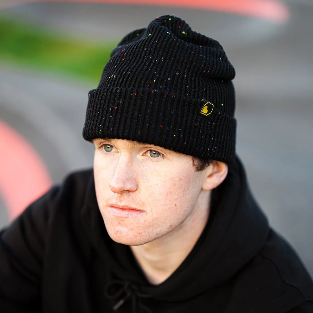 Burgtec Smugglers Beanie - black speckle