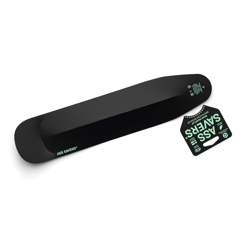 Ass Savers BroTector Rear Mudflap Extension - Regular Black