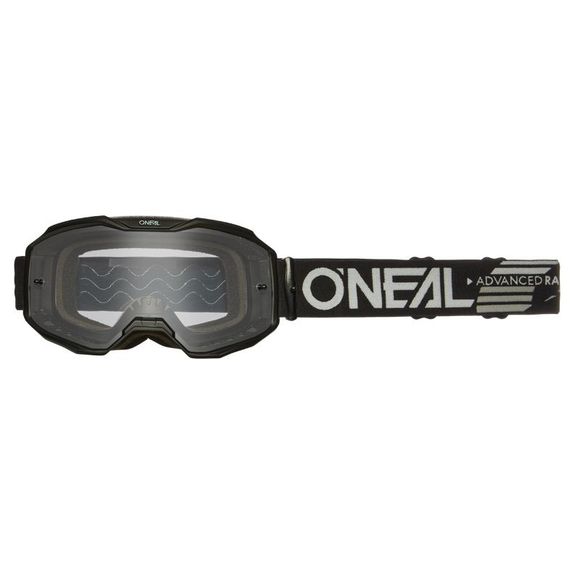 Masque cross O'Neal B-10 - SOLID V24 - CLEAR 2024 - NoirRef : OL1936