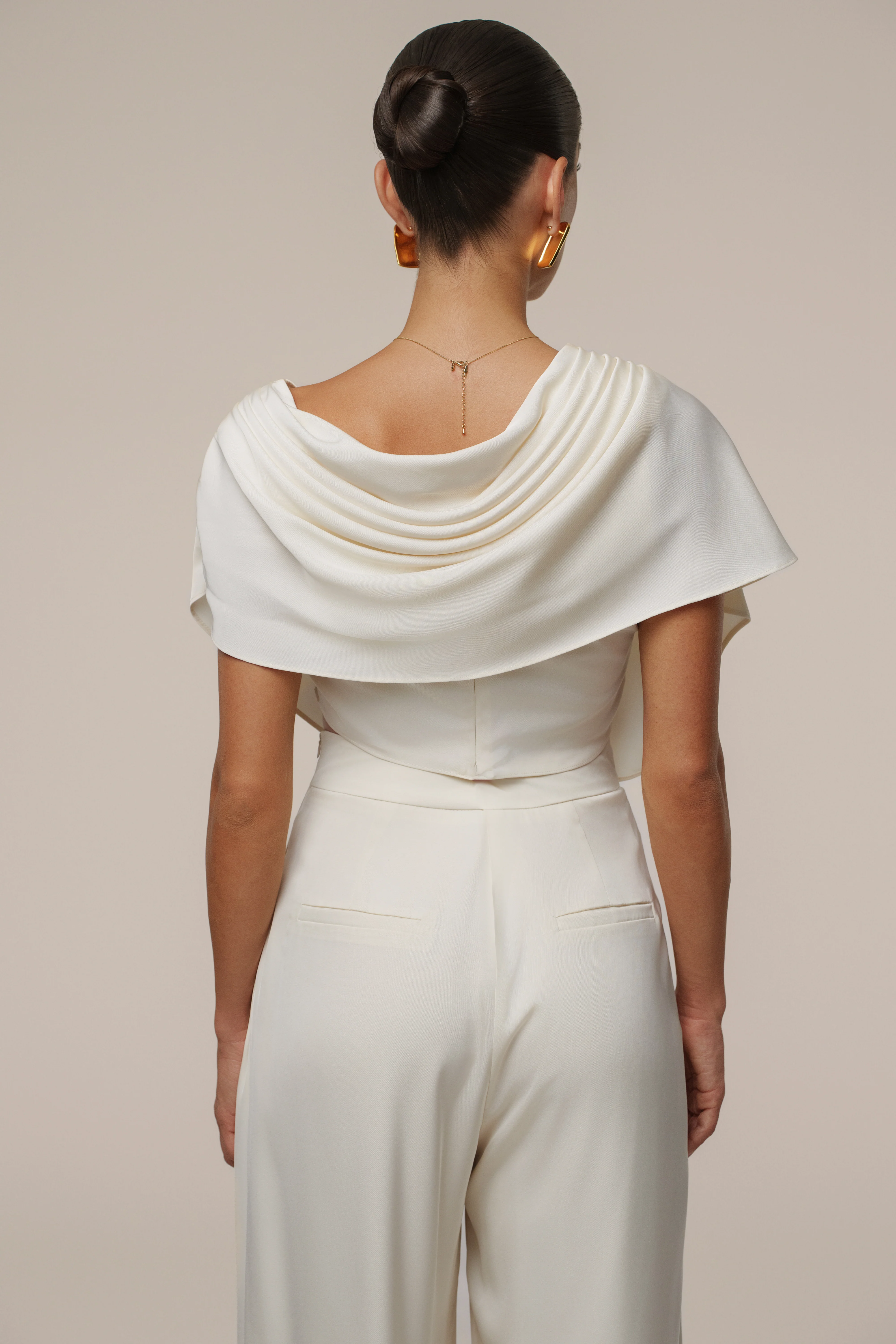 Buttercream Gleam and Glow Satin Top