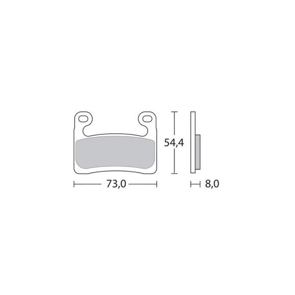 Brembo Sinter Sintered Metal front brake padsRef: 07GR90SA