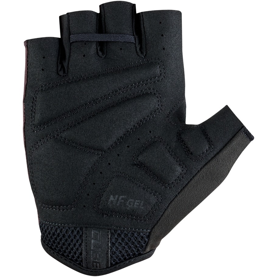 CUBE NF Ergonomics GEL Short Finger Gloves - burgundy