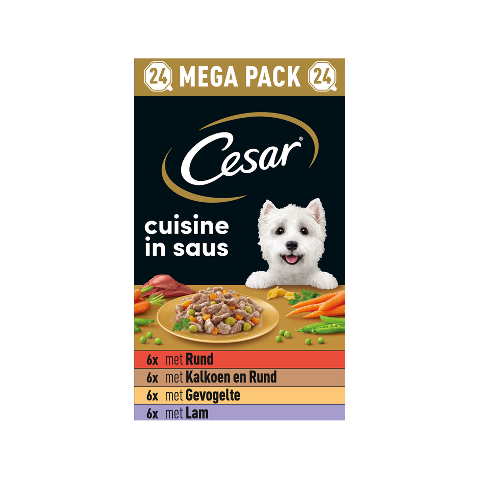 Cesar Cuisine in Sauce - Multipack - 24 x 150 g