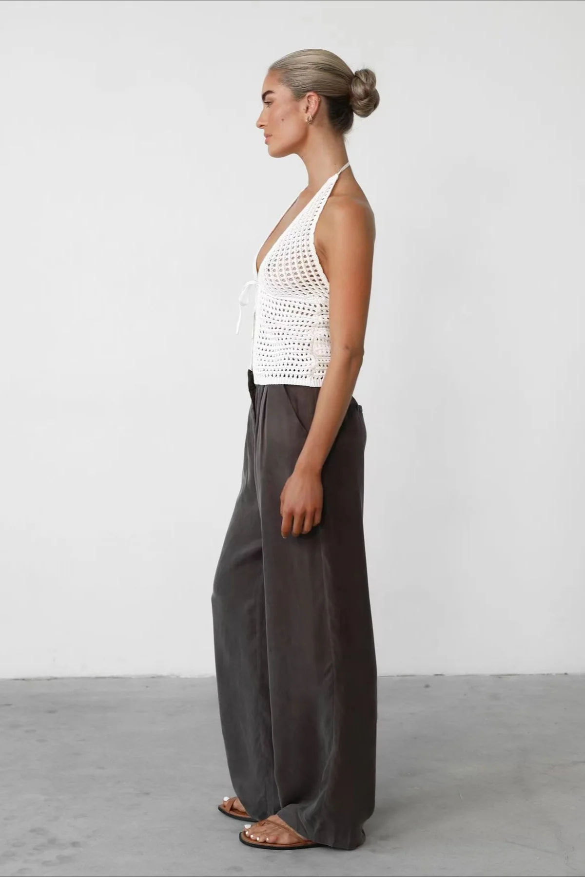 Open Back Sleeveless Cover Up