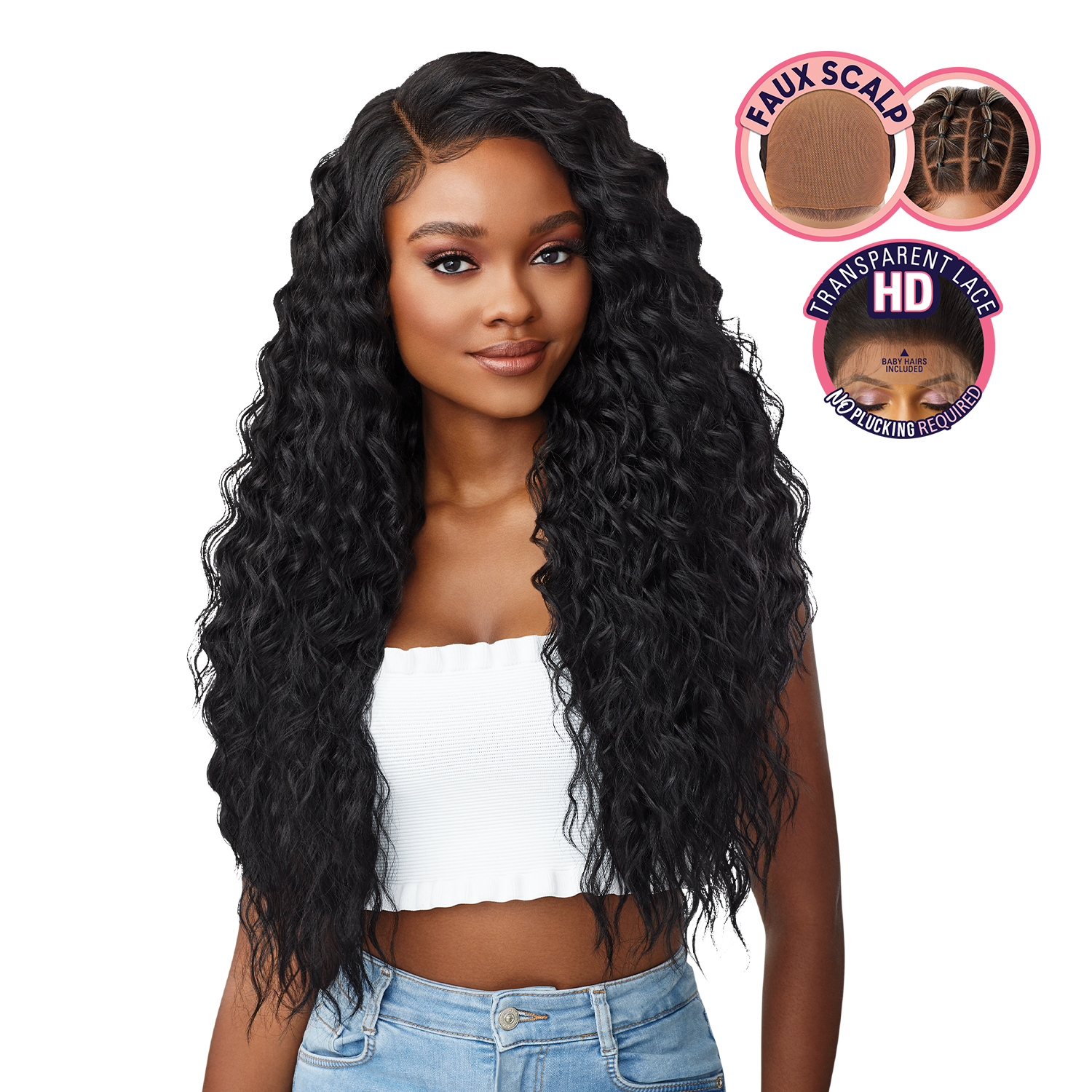 Outre Glueless HD Lace Front Wig Perfect Hairline Fully Hand-Tied 13X6 Lace Wig Cheyenne