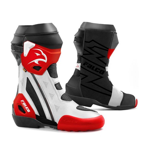 Falco ELITE GP Boots - White / RedRef: FAL0119