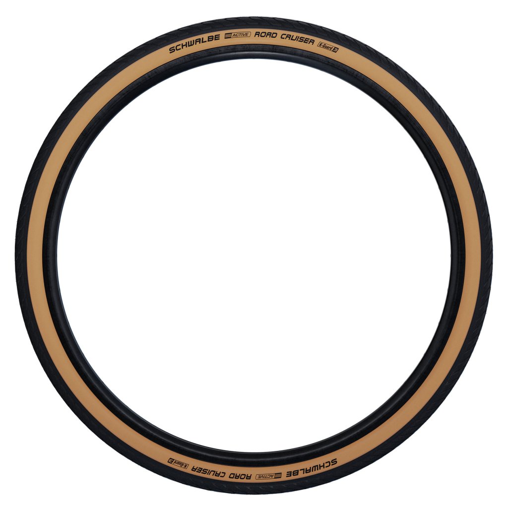Schwalbe Road Cruiser Wire Bead Tire - Active | Green Compound | K-Guard - 28x1.40