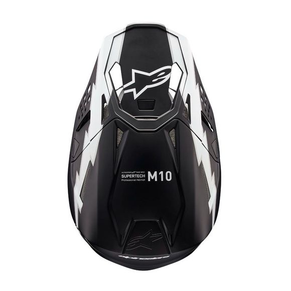 Casque cross Alpinestars SUPERTECH S-M10 - AMPRESS 2025 - Noir / BlancRef : AP3232