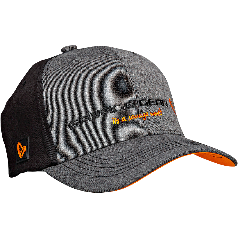 Savage Gear Strike Cap Unisex (Grey Melange\/Black)