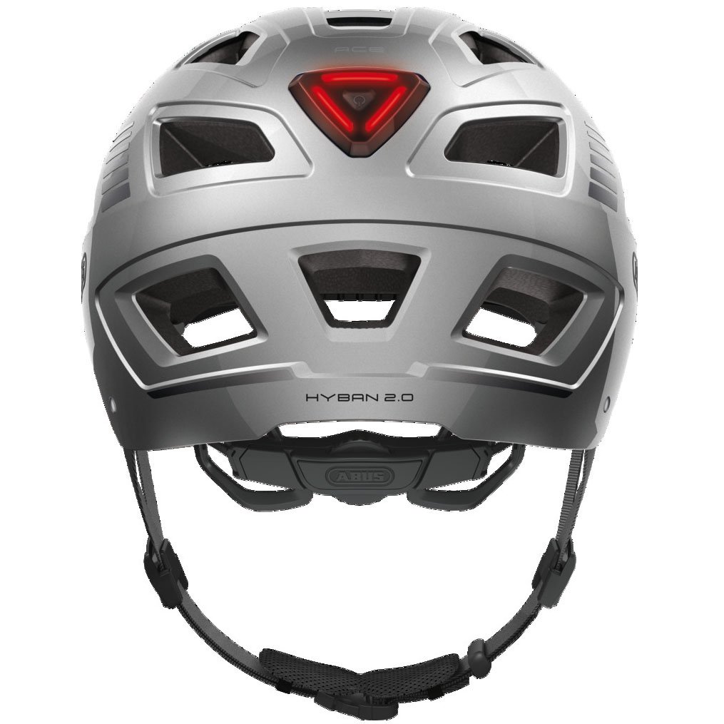 ABUS Hyban 2.0 Helmet - signal silver