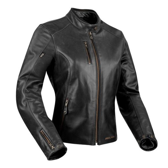 Blouson Moto Segura LADY LAXEY - NoirRef : SG1379
