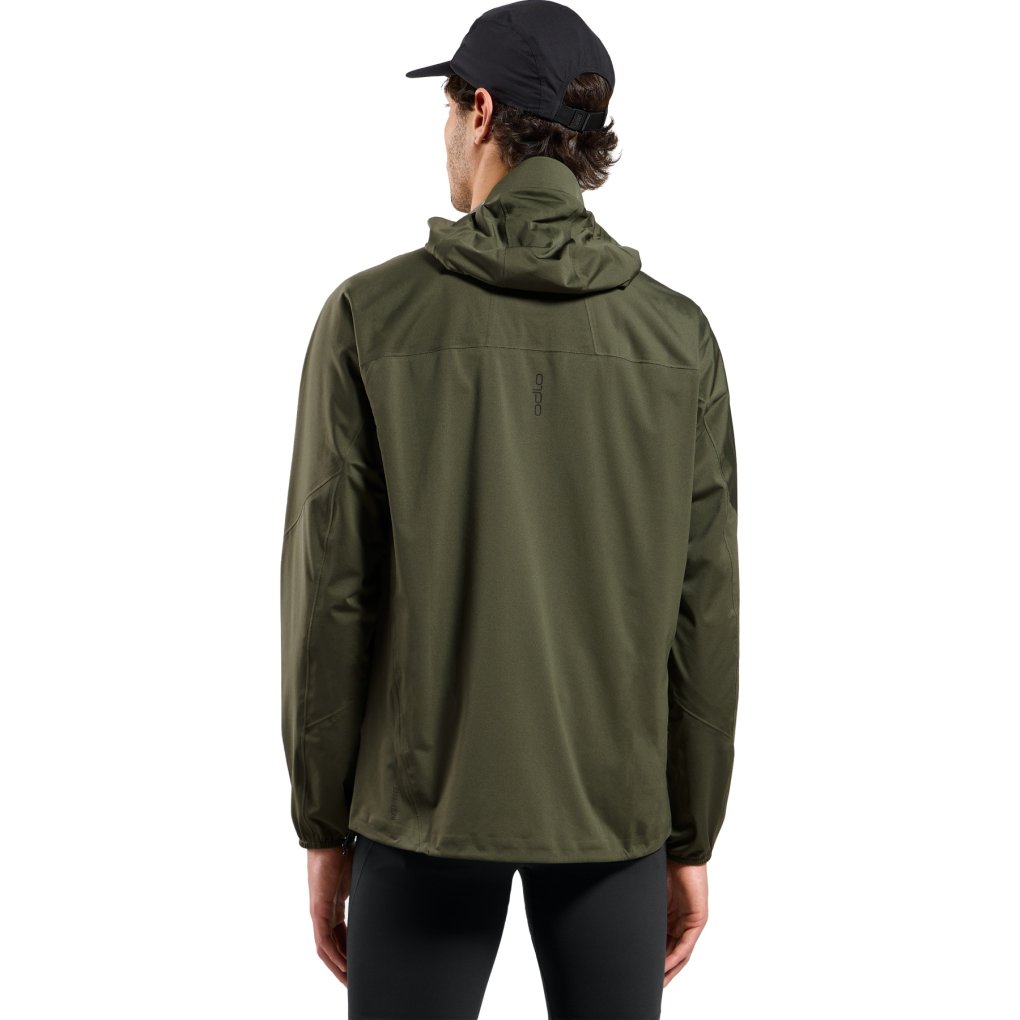 Odlo X-Alp Performance Knit Waterproof Running Jacket Men - deep depths