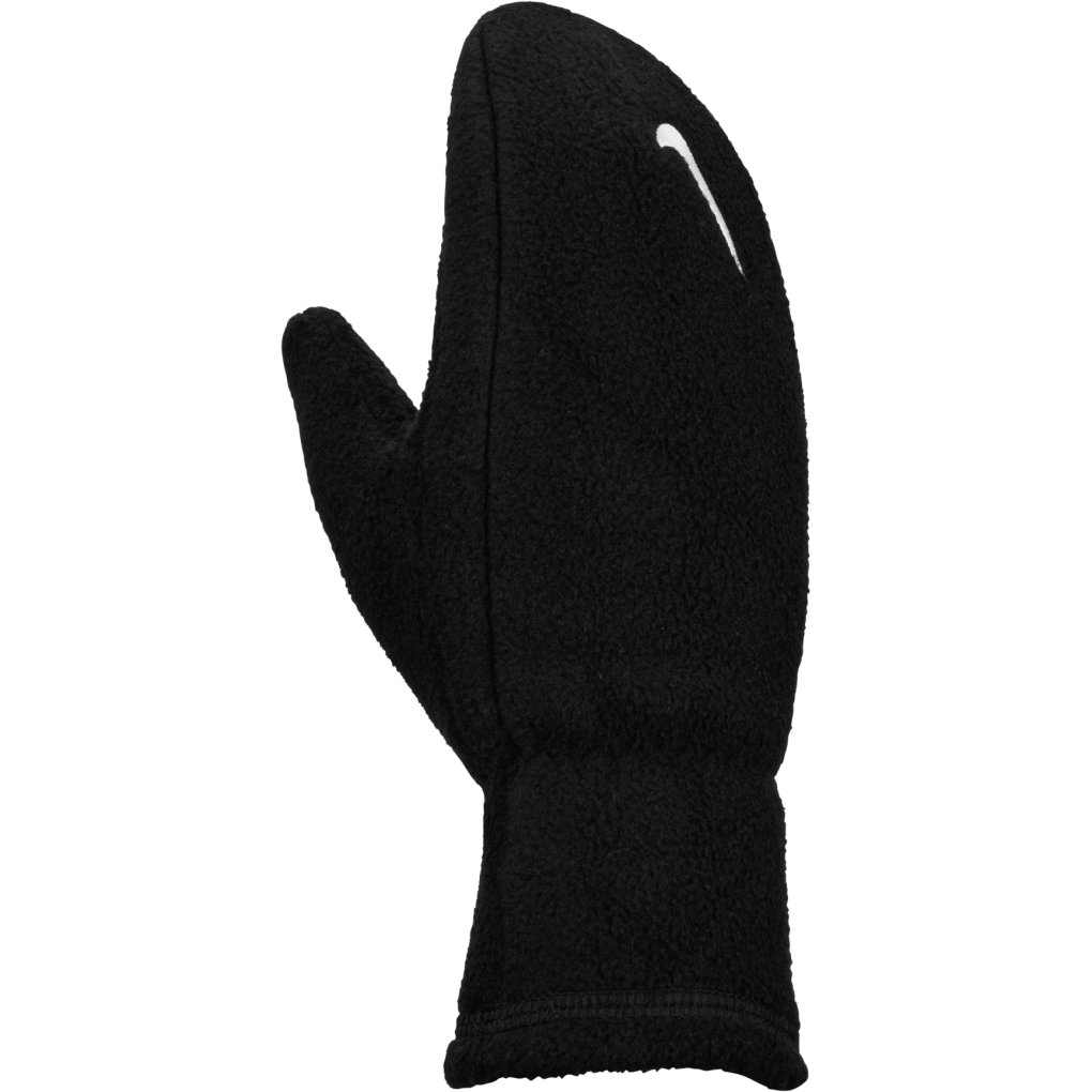 Nike Young Adult One Therma-Fit Fleece Mittens - black/white 010