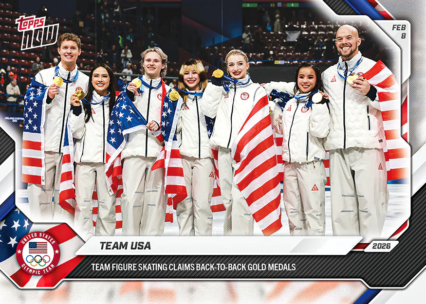 Team USA - 2026 Olympics Topps NOW® - Card 4 - PR: 1295