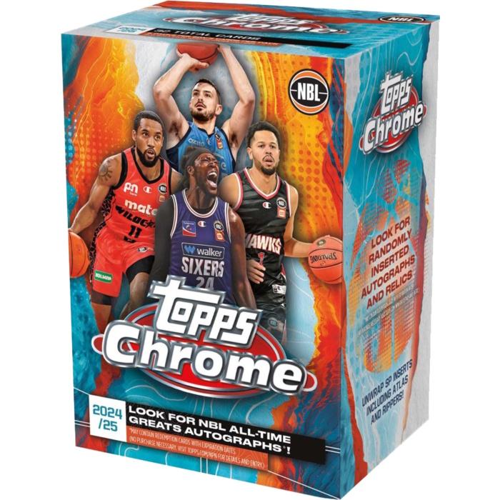 1x FREE - 24/25 Topps Chrome NBL Basketball Blaster