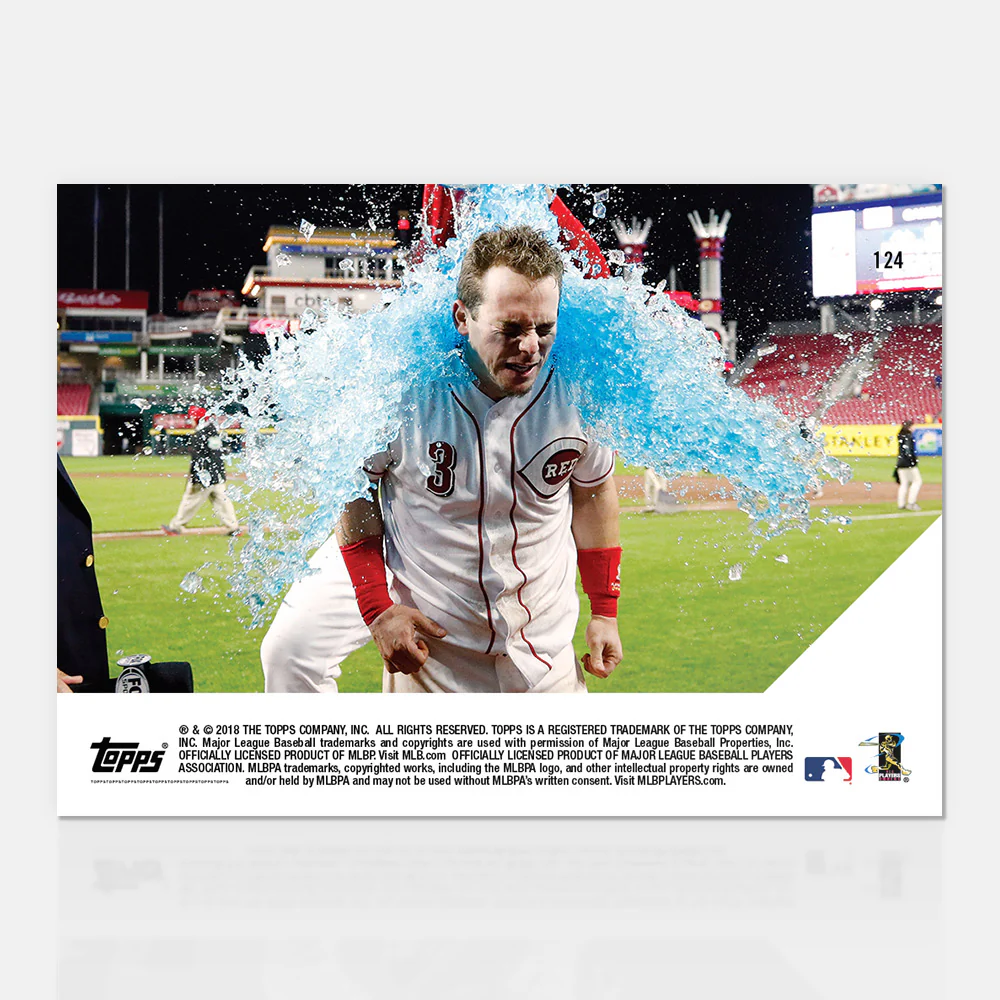 Scooter Gennett - 04/24/2018 TOPPS NOW® Card 124 - Print Run: 261