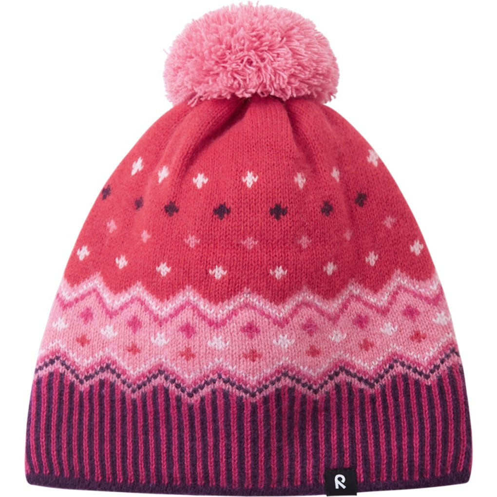 Reima Pohjoinen Knitted Beanie Junior - deep purple 4961