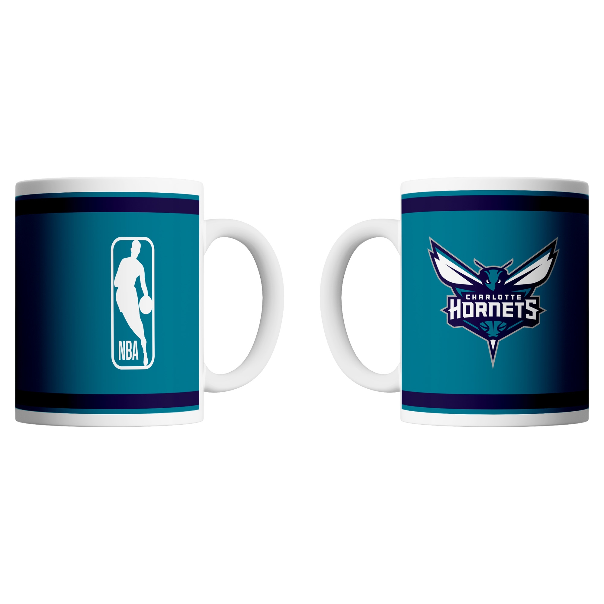 Charlotte Hornets Logo & Shield NBA Mug (330 ml)