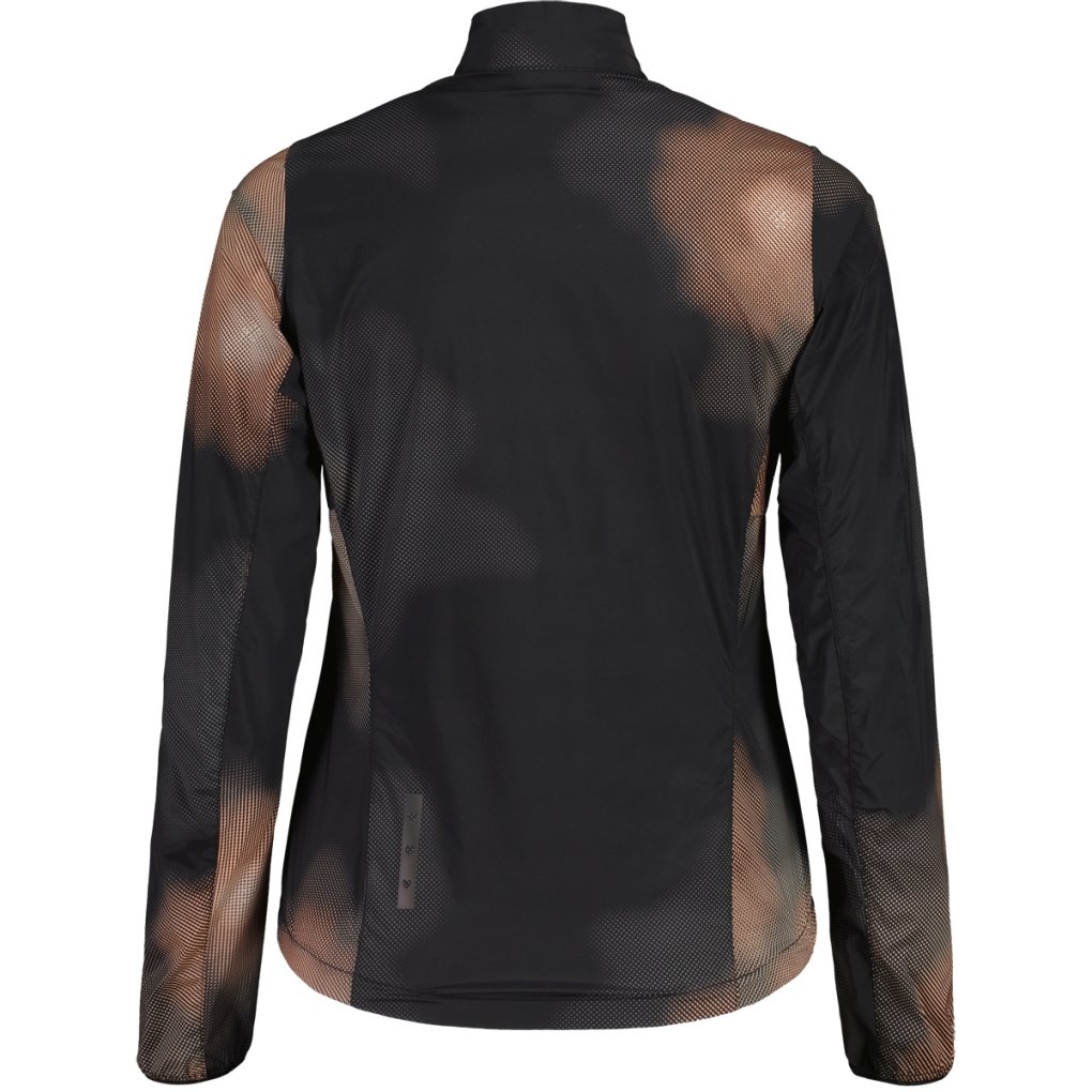 Maloja MalkaM. Cycle Jacket Printed Women - deep black bloom 1248