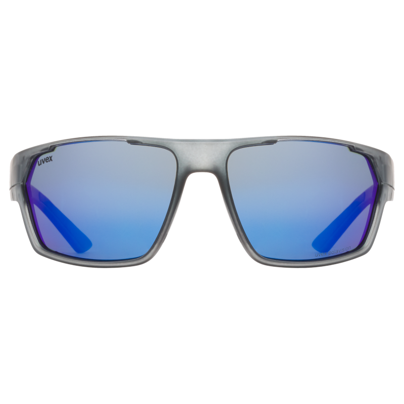 Uvex sportstyle 233 P Glasses - black matt/mirror green