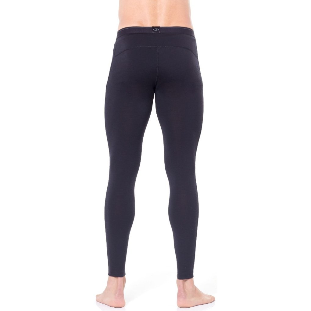 Icebreaker Merino 200 Oasis Thermal Leggings Men - Black/Monsoon