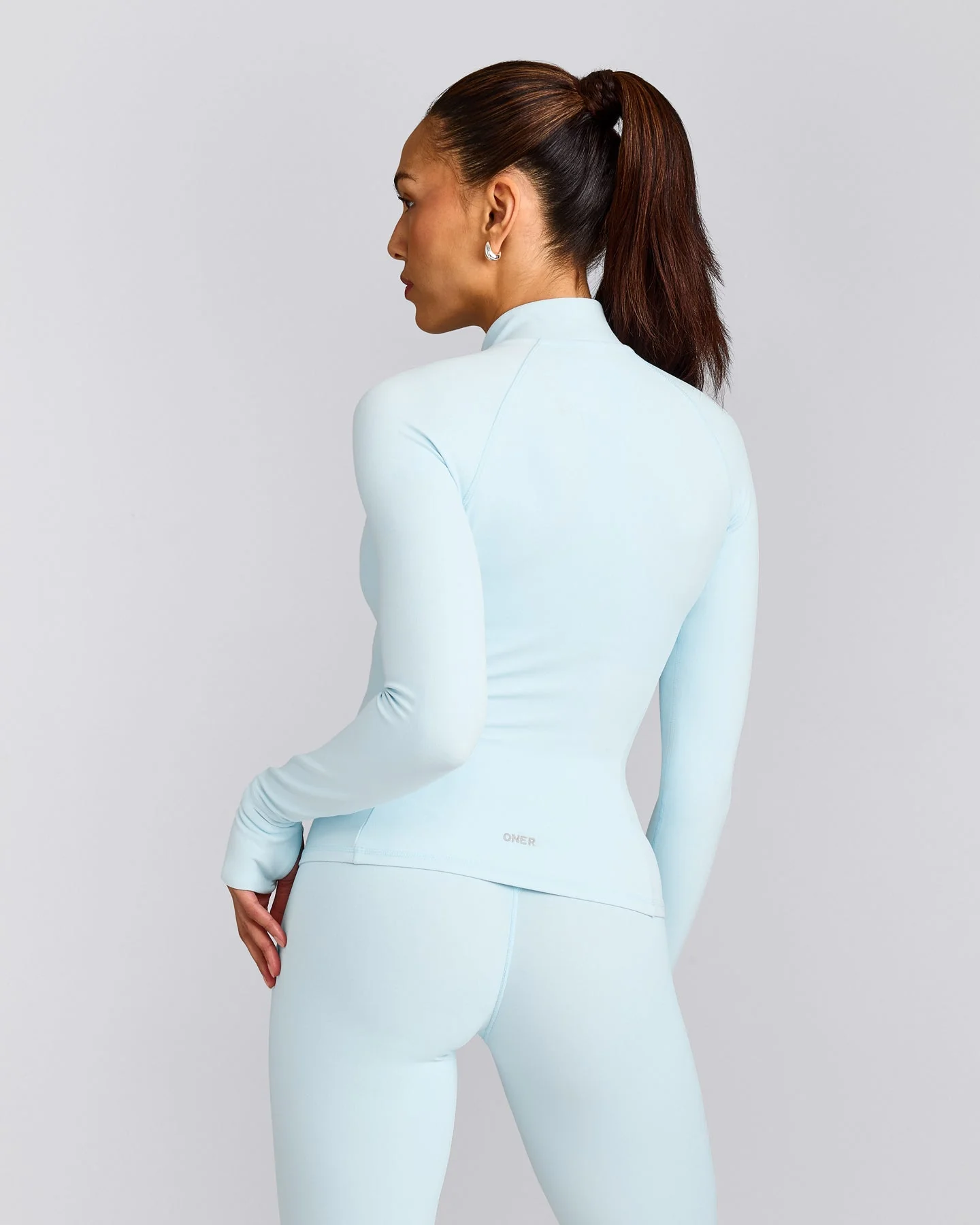 SoftMotion™ Jacket with Grey Logo | Cloud Blue