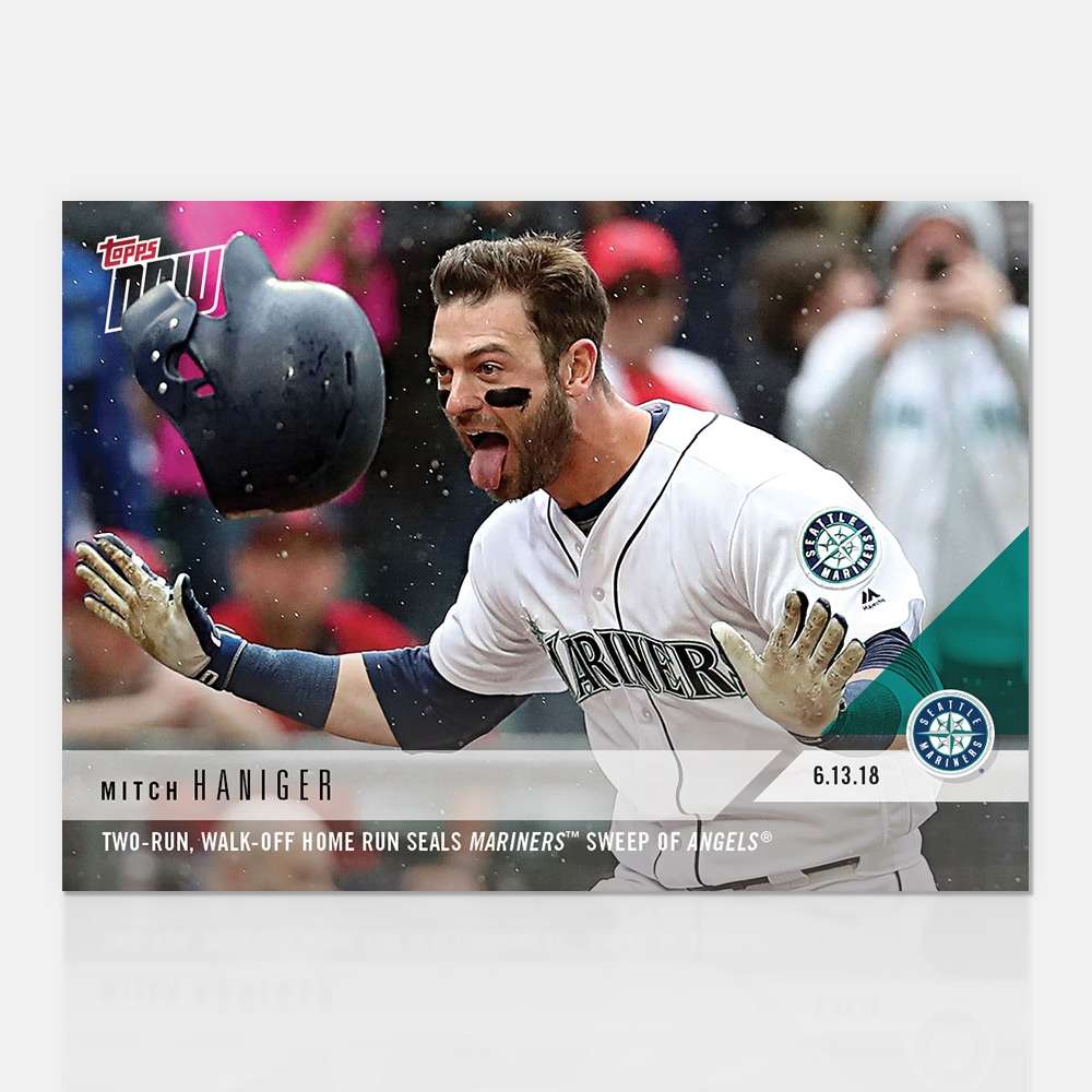 Mitch Haniger - 06/13/2018 TOPPS NOW® Card 321 - Print Run: 312