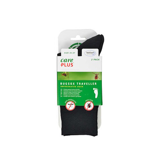 Care Plus Bugsox Traveller Socks (2-pack) - black