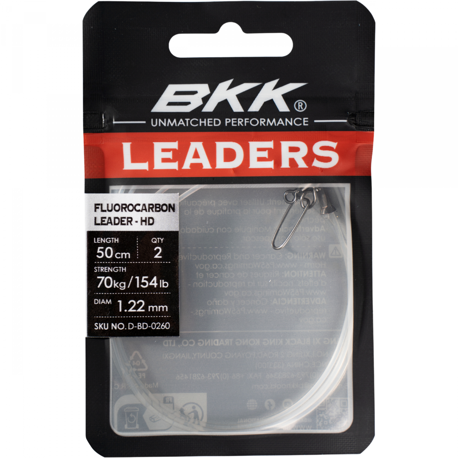 BKK Fluorocarbon Leader-HD